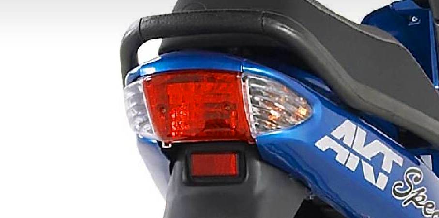 AKT Special 110 tail light view