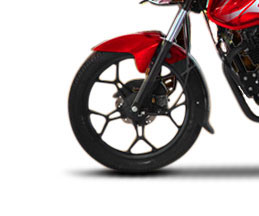 Bajaj Discover 125 ST 2014 Front Wheel View