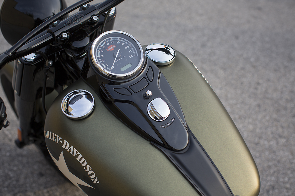 Harley Davidson SOFTAiL Slim S Fuel Tank View