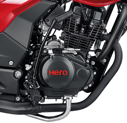 Hero Achiever 150 i3s engine view