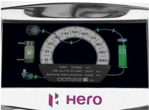 Hero MotoCorp Leap 2015 Speedometer