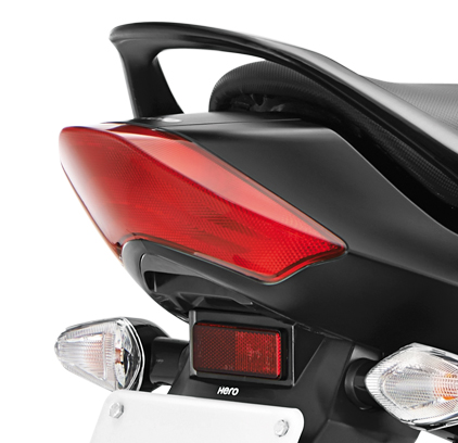 Hero Passion Pro i3 Smart rear tail view