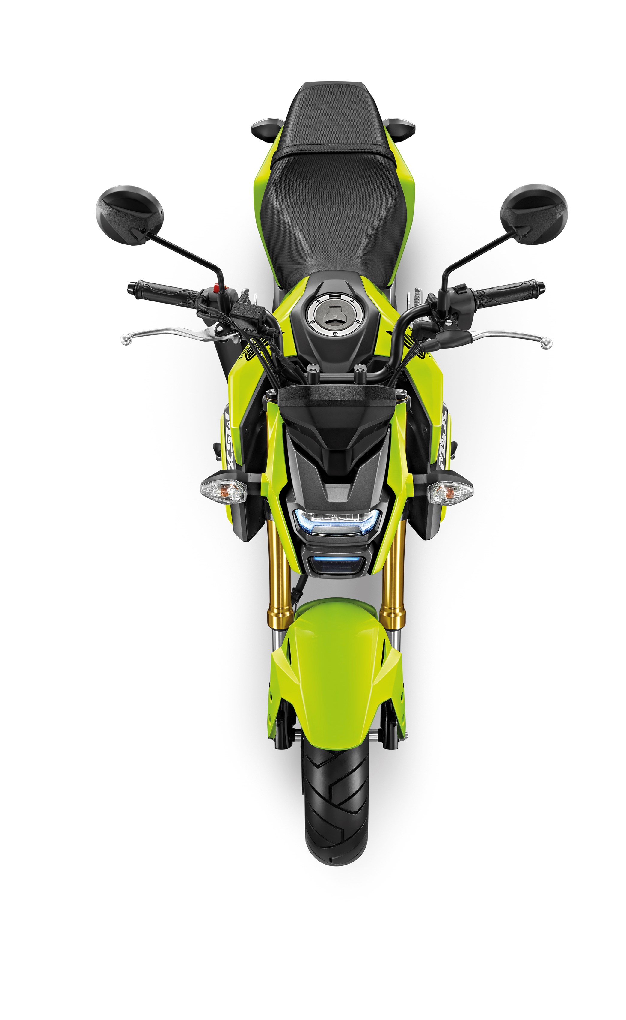 Honda Grom front top angle view