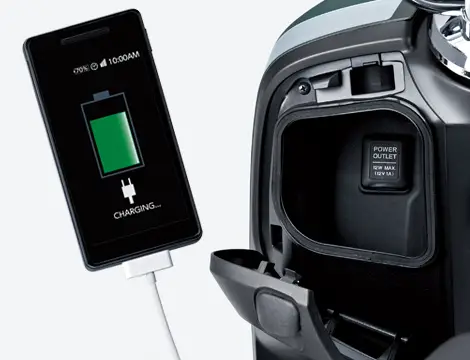 Honda Dunk cell phone charge point