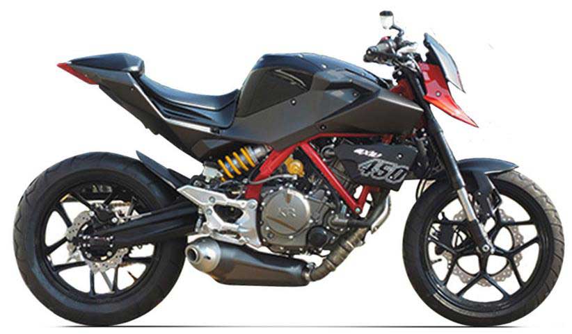 Hyosung GD450 Prototype side view
