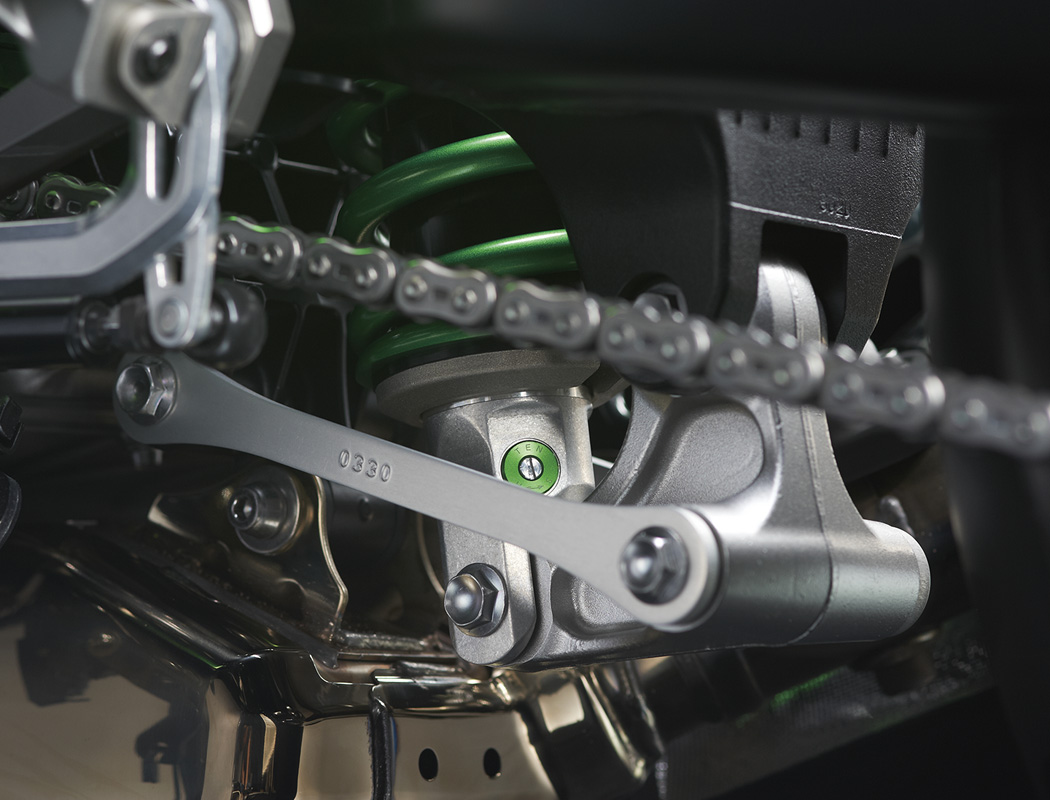 Kawasaki Ninja H2 2016 chain view