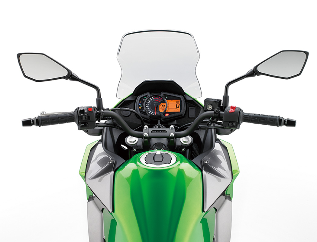 Kawasaki Versys X 300 ABS front Dashboard and fuel tank view