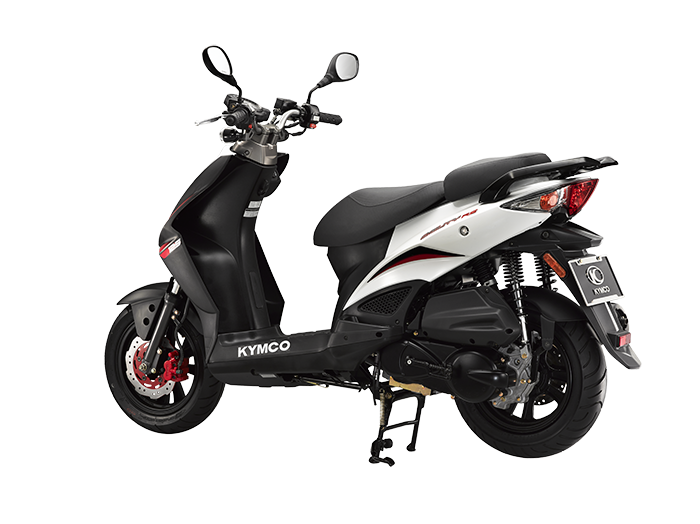 Kymco Agility RS Naked 125 rear cross view