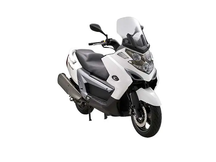 Kymco MyRoad 700i front cross view