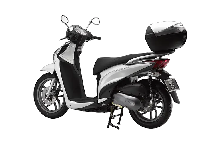 Kymco People One 125i rear cross view
