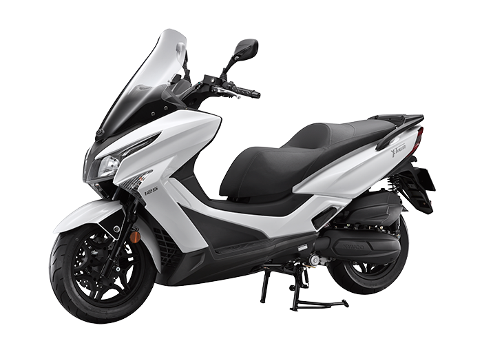 Kymco X-Town 125i front cross view