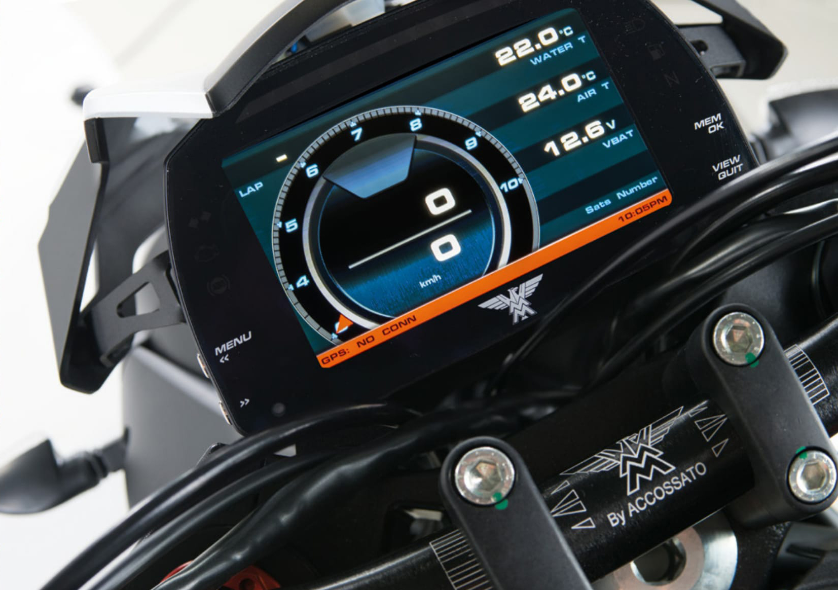 Moto Morini Corsaro 1200 ZZ speedometer view