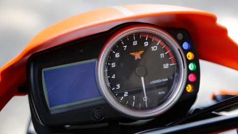 Moto Morini Scrambler 1200 2014 speedometer