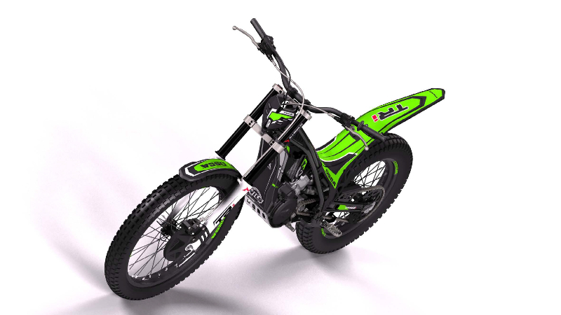 Ossa TR 280i 2016 front cross view