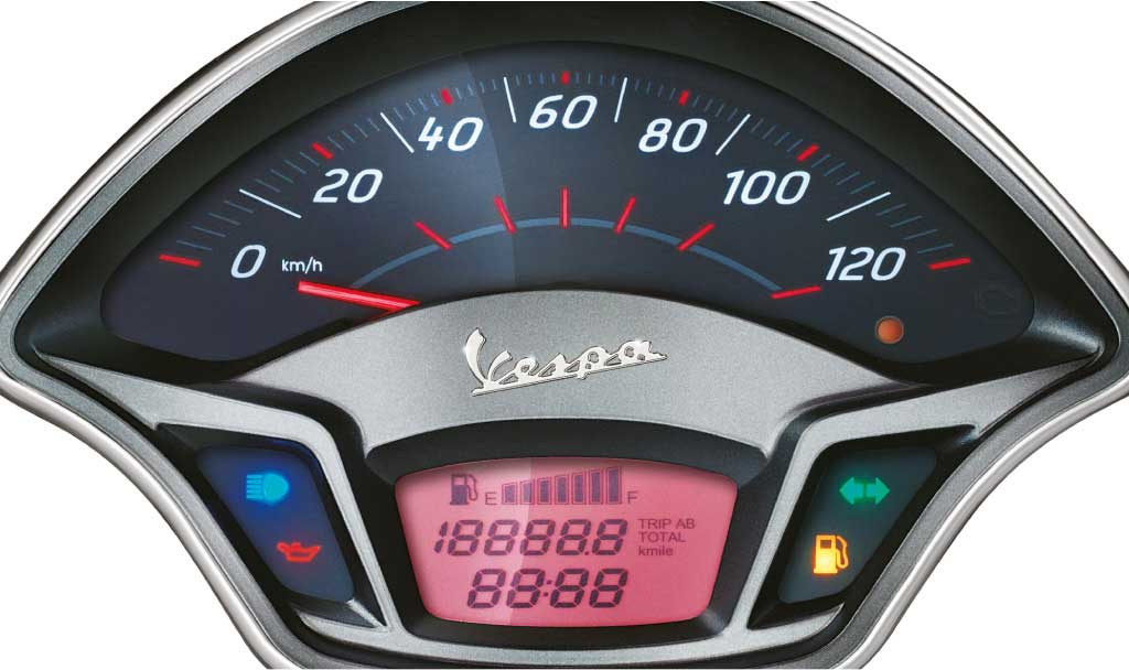 Piaggio Vespa VXL 125 speedometer