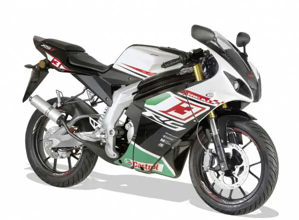 Rieju RS3 50 Pro front cross view
