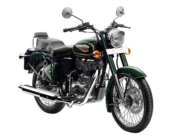 Royal Enfield Bullet 500 front cross view
