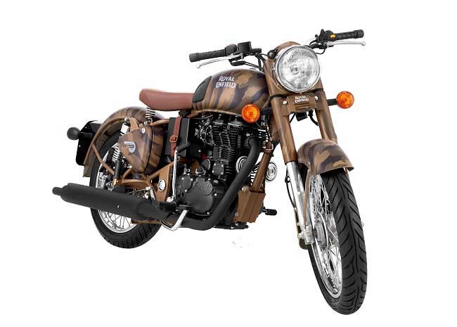Royal Enfield Limited Edition Despatch front cross view