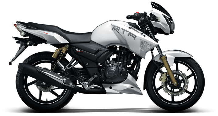 TVS Apache RTR 180 ABS Side View