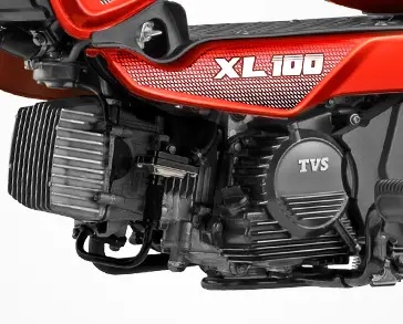 TVS XL Super 100 Engine view