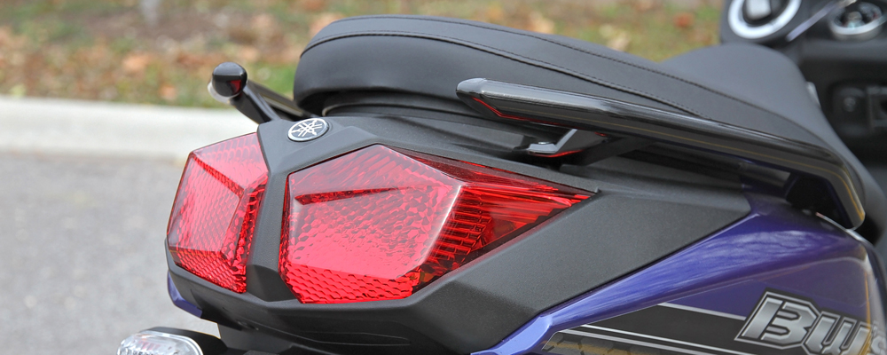Yamaha BWS 125 2016 rear light view
