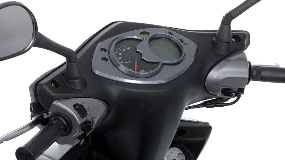 Yamaha Cygnus x speedometer view