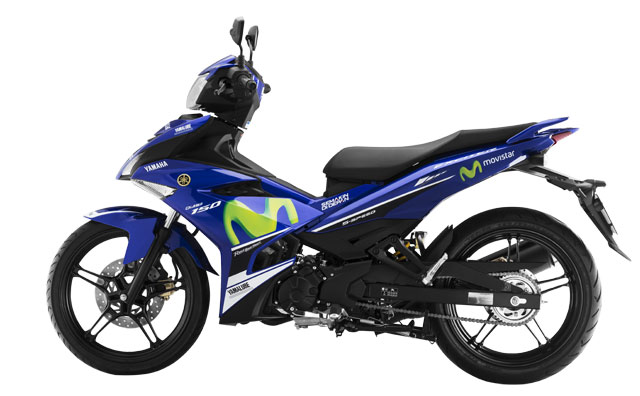 Yamaha Exciter Movistar 2015 side view