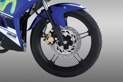 Yamaha Exciter Movistar 2015 front wheel view