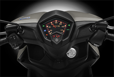 Yamaha GT 125 speedometer view