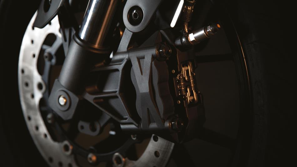 yamaha MT 125 ABS front disc view
