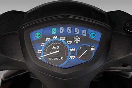 Yamaha Sirius Phnah Co 2016 speedometer view