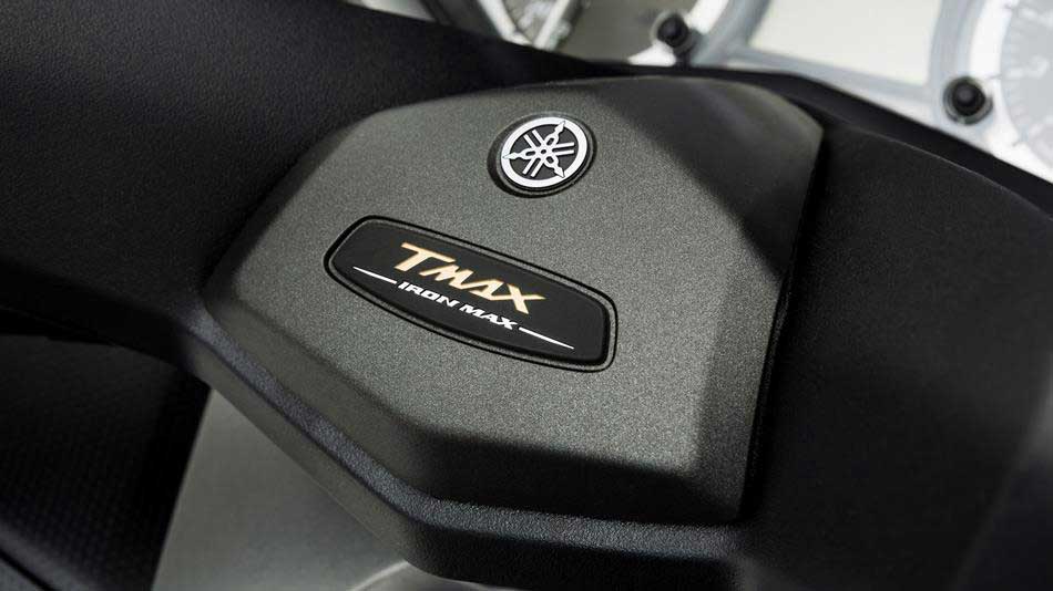 Yamaha TMax Iron Max logo view