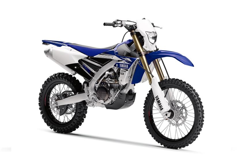 Yamaha WR450F 2017 front cross view