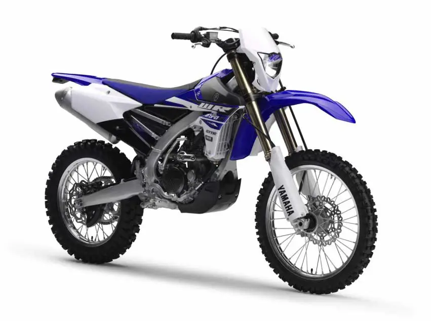 Yamaha WR250F front cross view