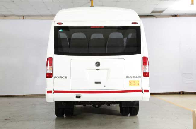Force Traveller 26 exterior rear view