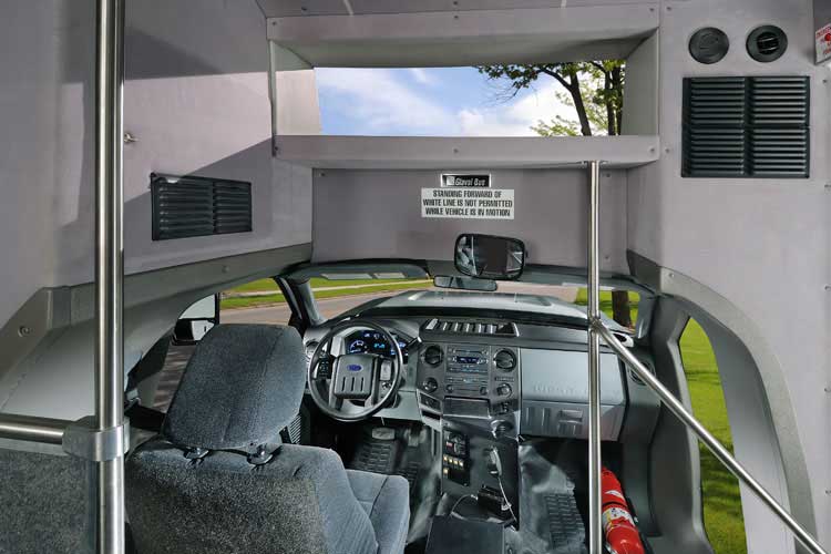 Glaval Entourage Bus Interior Steering