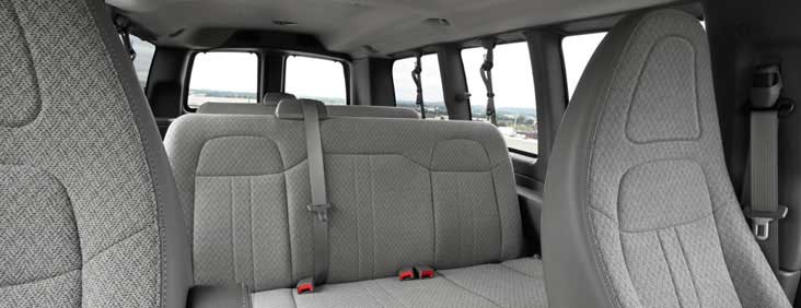 GMC Savana Passenger 2500 Regular Wheelbase Interior seats