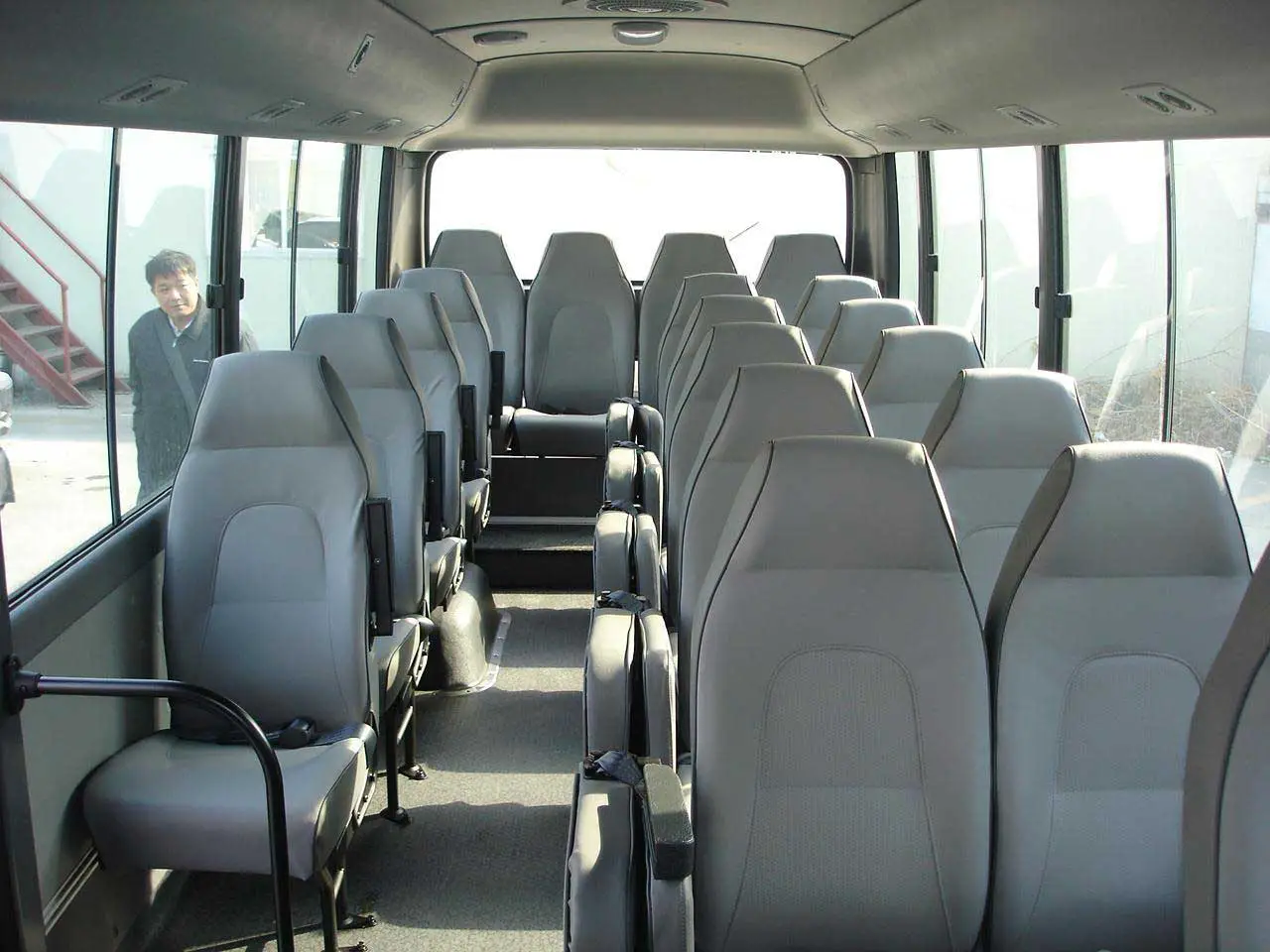 Hyundai County Bus Interior Seats