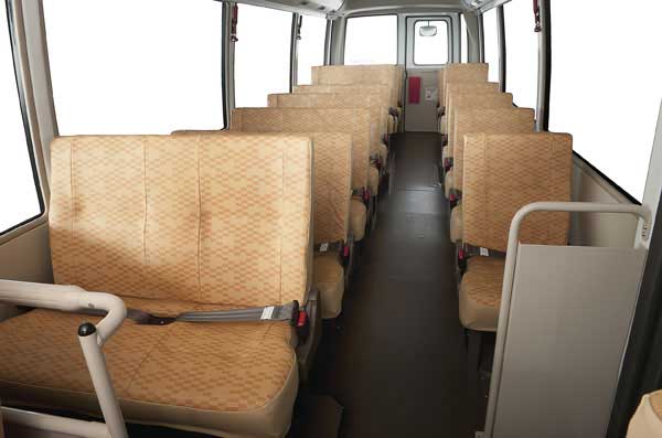 Mitsubishi Rosa Bus 2014 Interior Seats