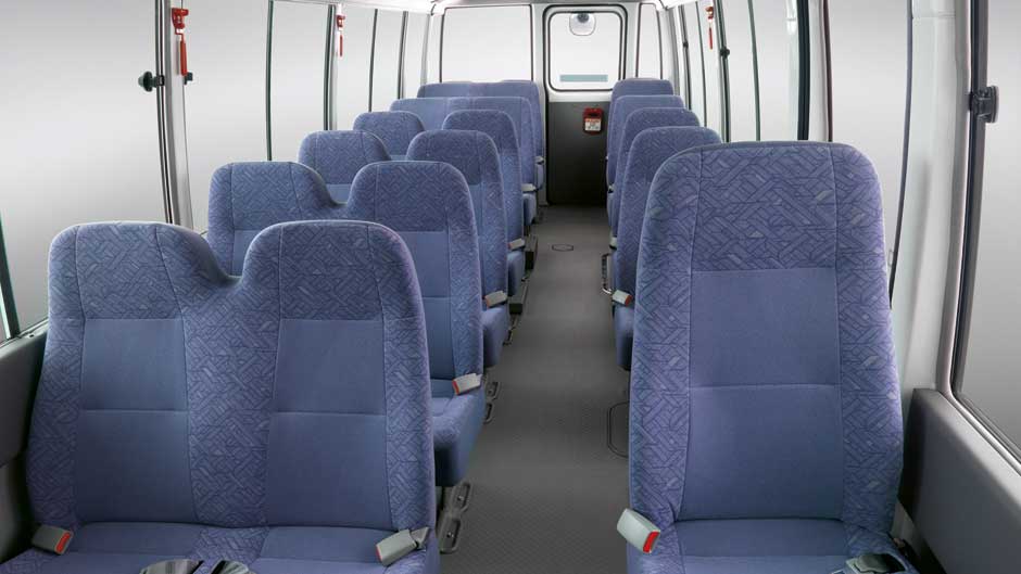 Toyota Coaster Deluxe Interior seats