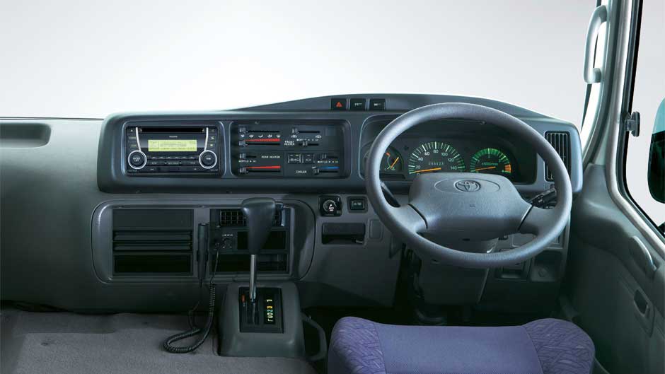 Toyota Coaster Deluxe Interior