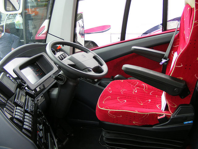 Volvo B9R Coach Front Interior View