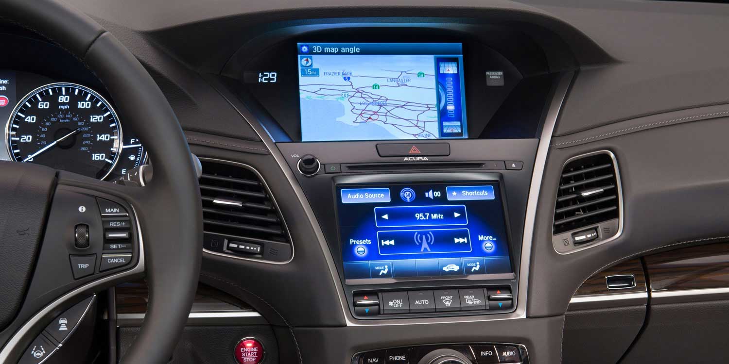 Acura RLX 2014 Interior 3D Maps