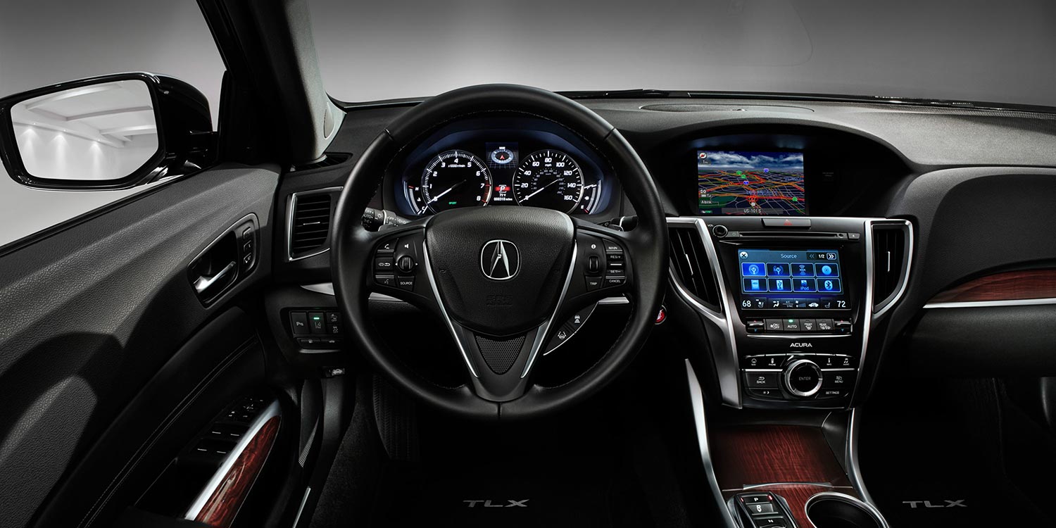 Acura TLX 2016 interior front dashboard view
