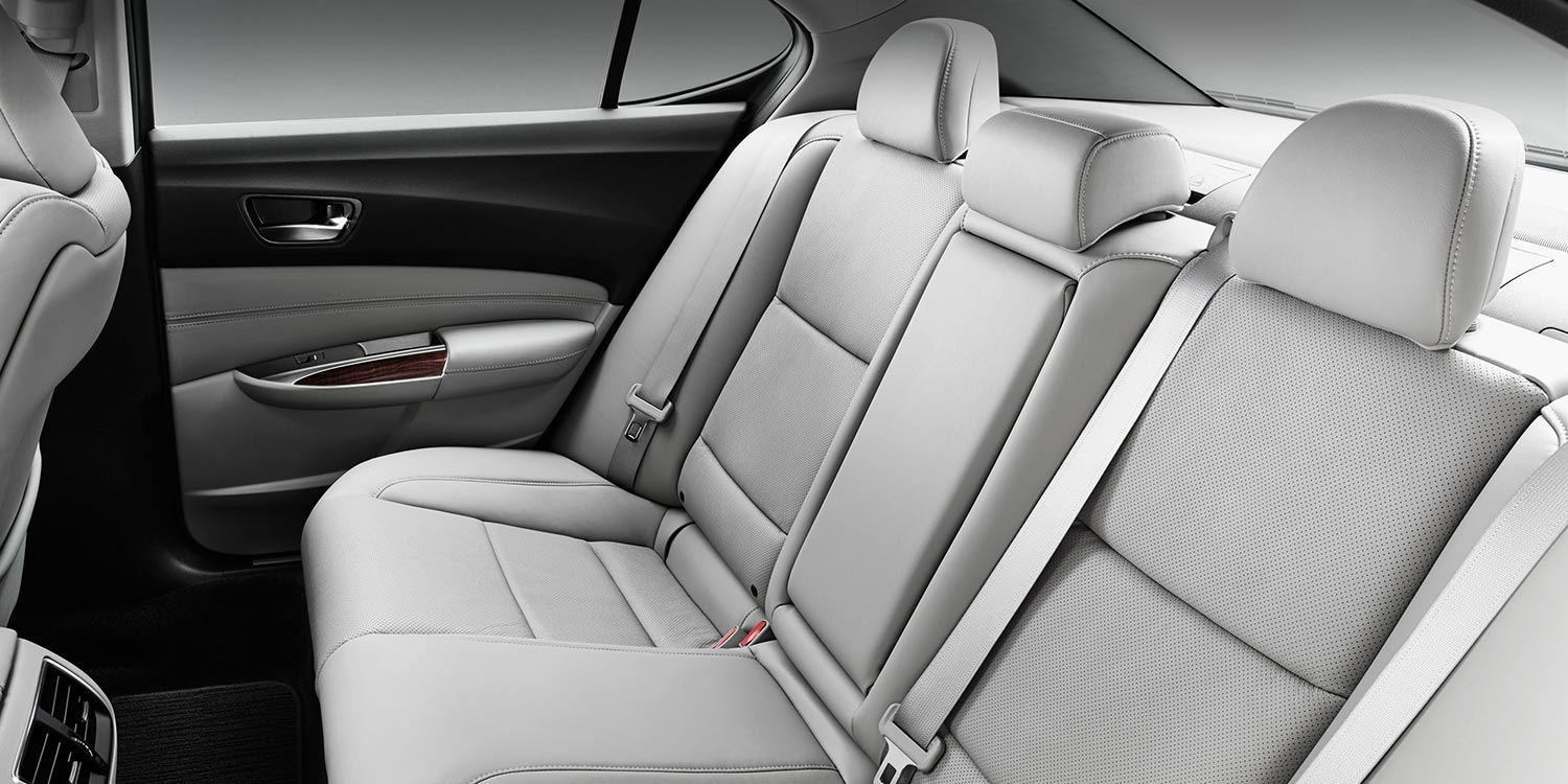 Acura TLX 2016 rear seat view