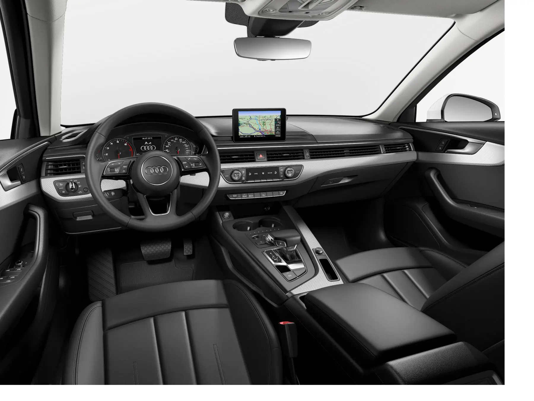 Audi A4 Premium Plus 2017 interior front seat view