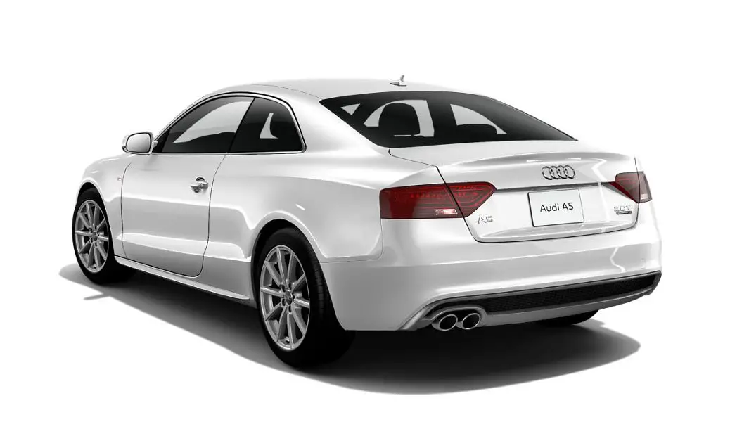 Audi A5 Premium Coupe rear cross view