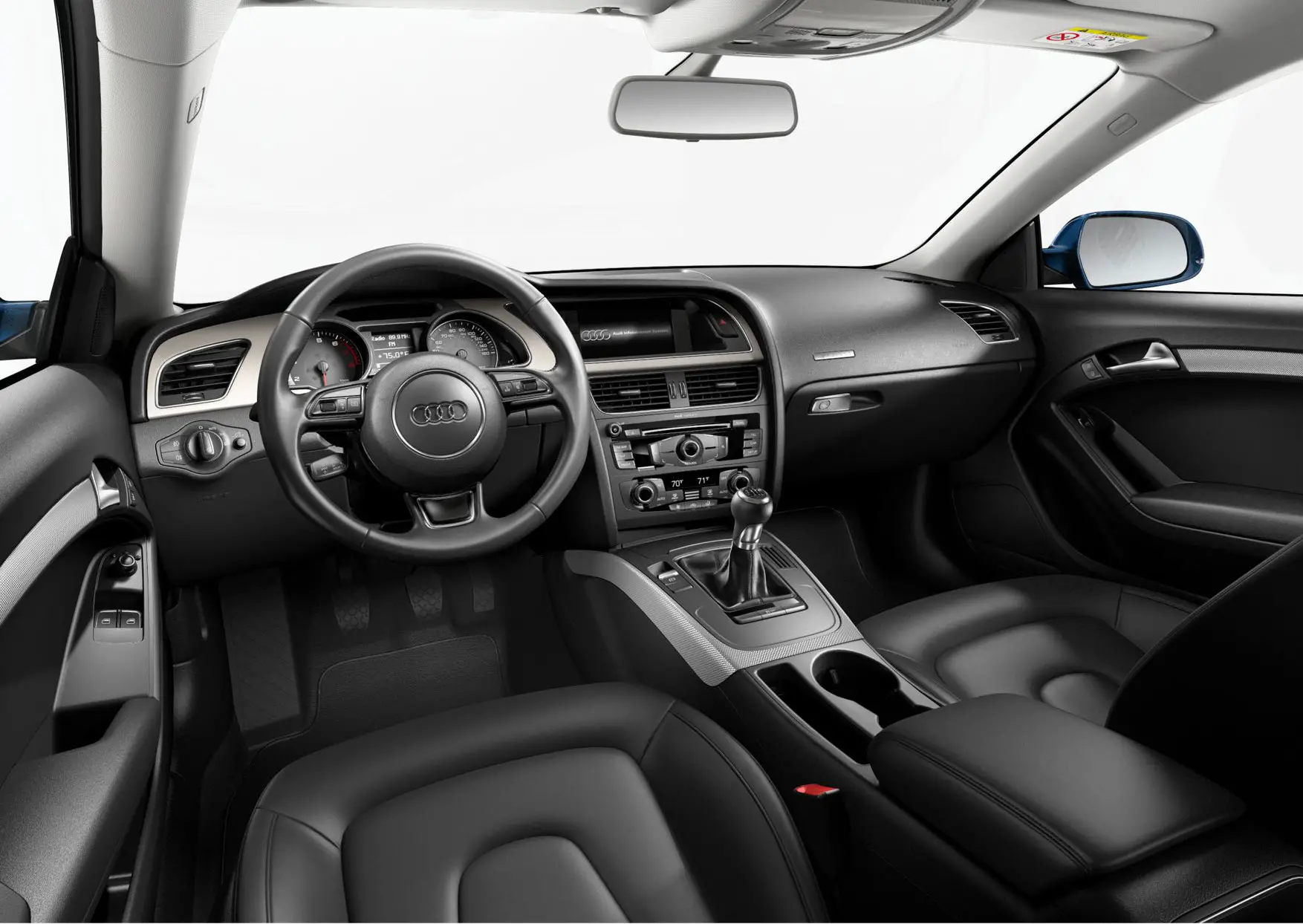 Audi A5 Premium Coupe interior front seat view