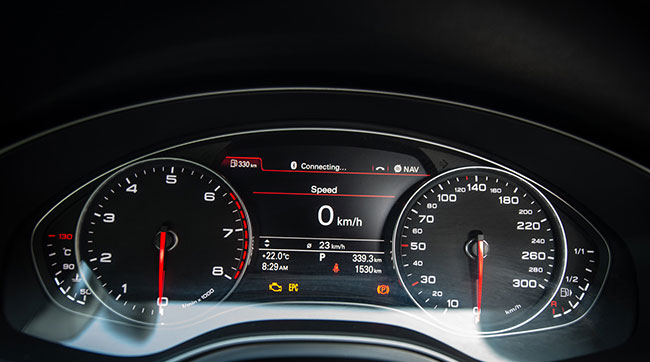 Audi A6 2.0 TFSI Technology Speedometer