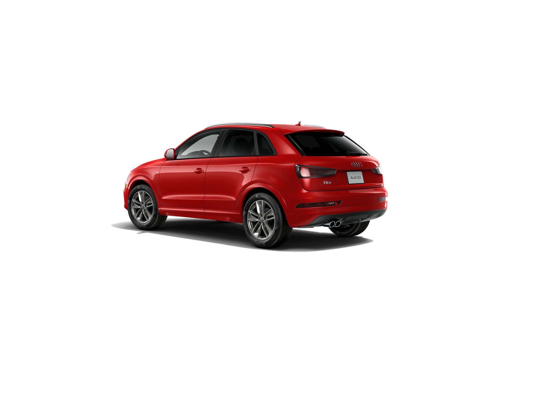 Audi Q3 Premium Plus rear cross view